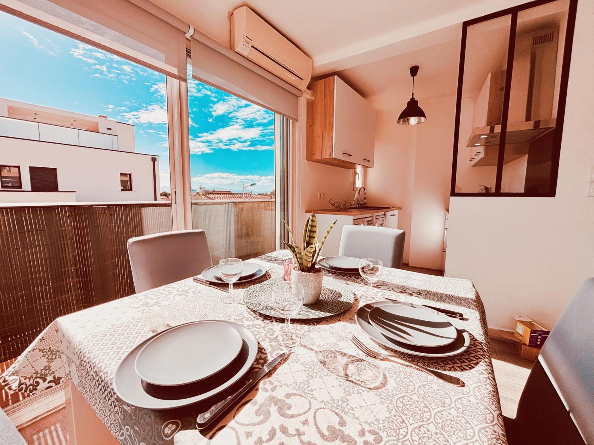 T3 Paisible Tres Proche Plage Canet-en-Roussillon Exterior foto