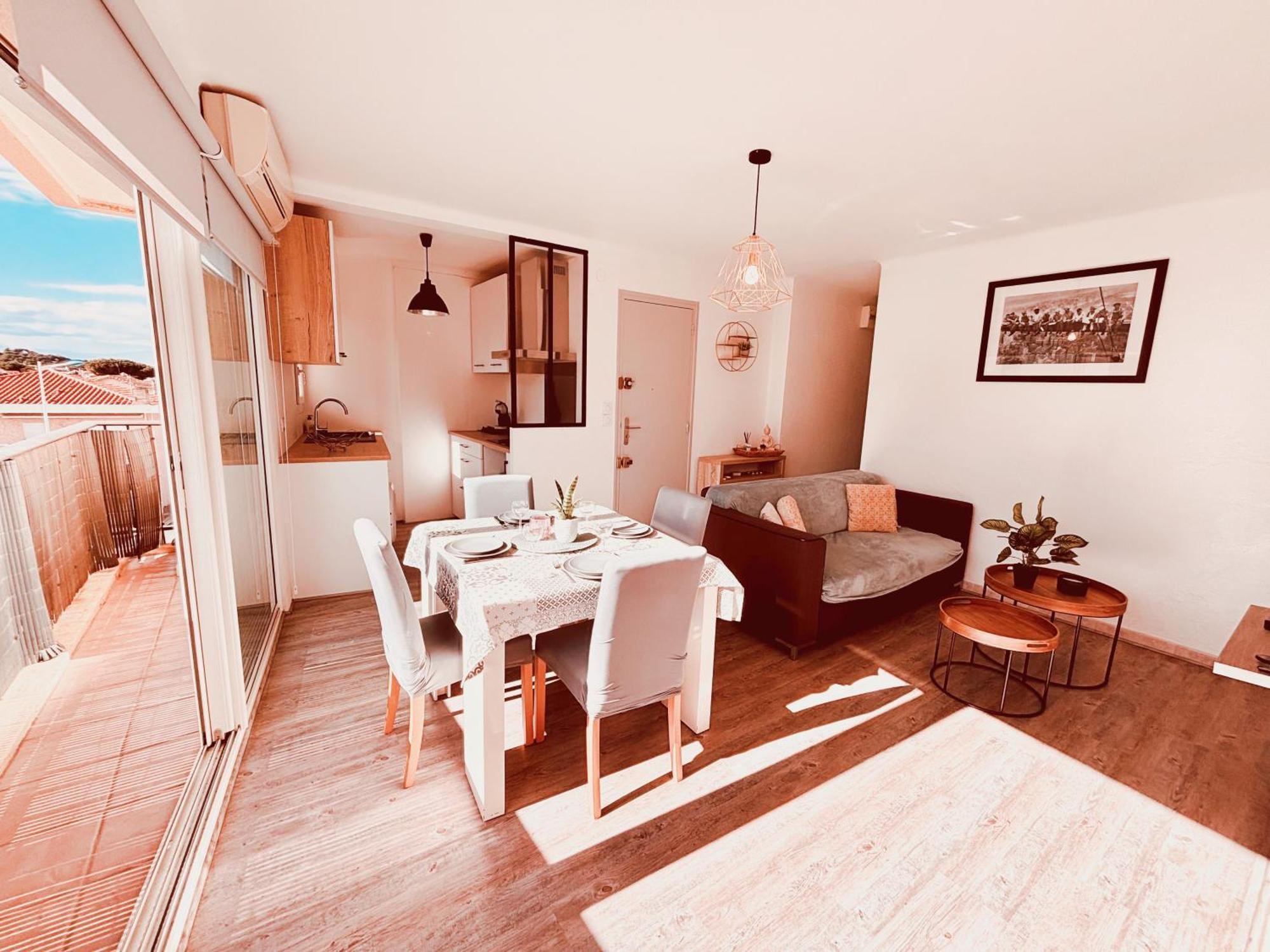 T3 Paisible Tres Proche Plage Canet-en-Roussillon Exterior foto
